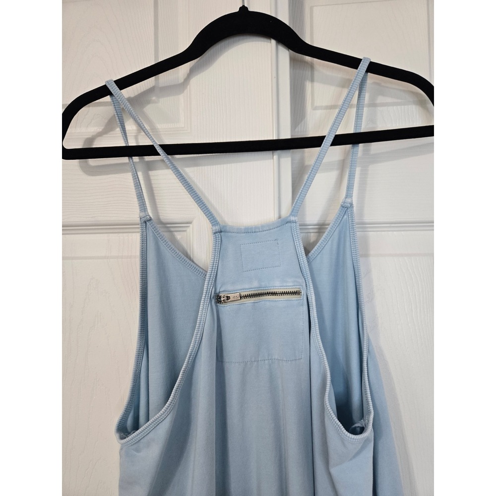 Free People Movement Hot Shot Onesie Light Blue Jumpsuit Small - Picture 3 of 7